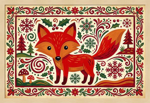 Red Fox Folk Art