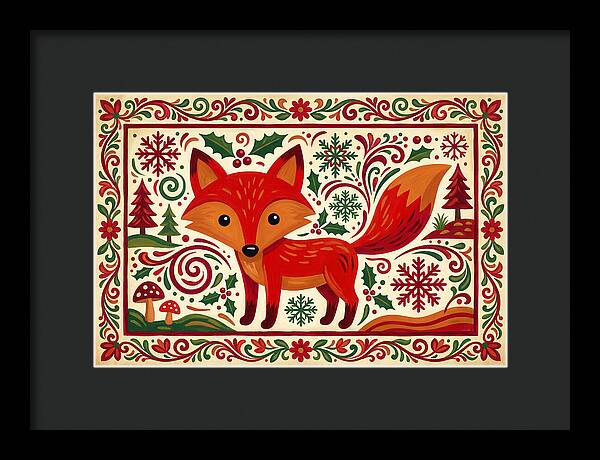 Red Fox Folk Art