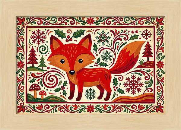 Red Fox Folk Art