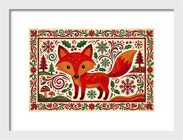 Red Fox Folk Art