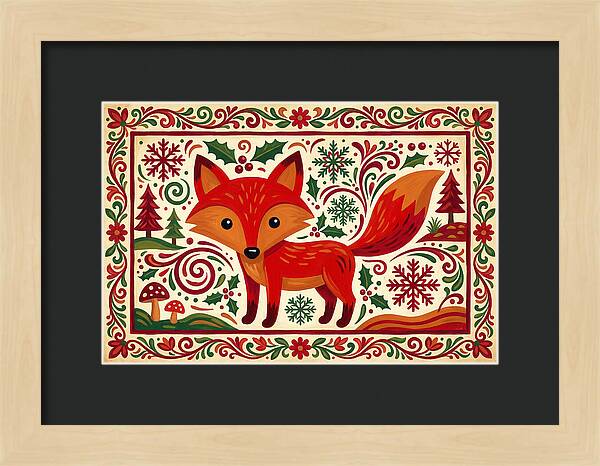 Red Fox Folk Art