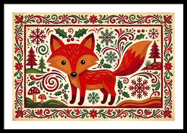 Red Fox Folk Art