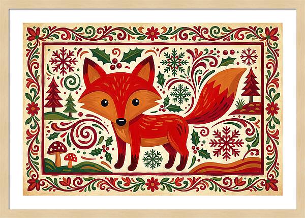 Red Fox Folk Art