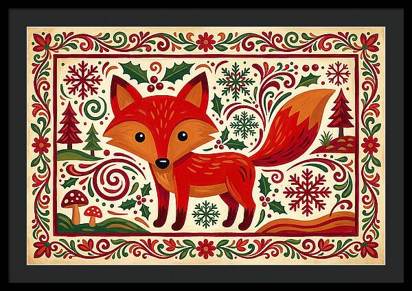 Red Fox Folk Art