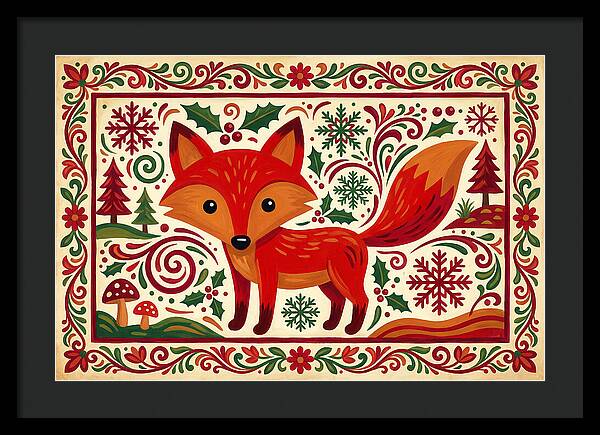 Red Fox Folk Art