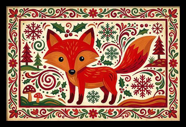 Red Fox Folk Art