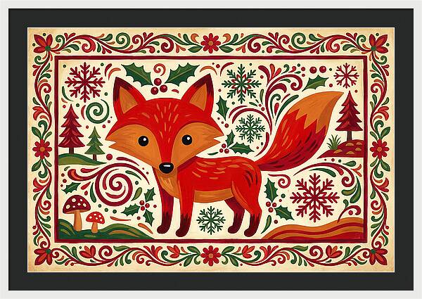 Red Fox Folk Art