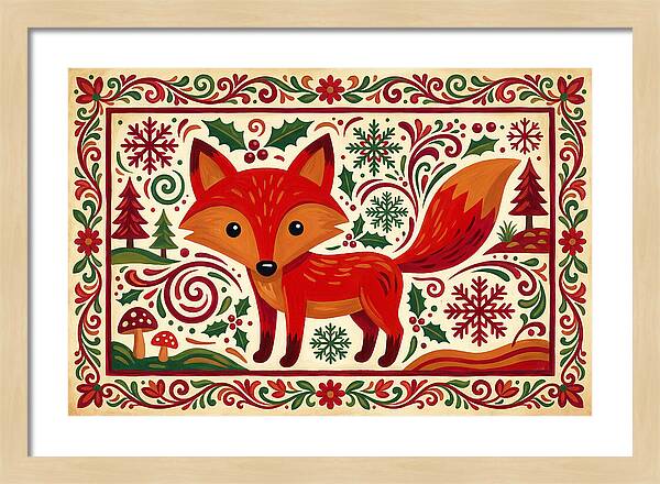 Red Fox Folk Art