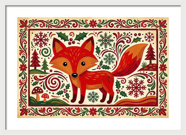 Red Fox Folk Art