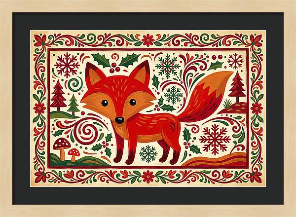 Red Fox Folk Art