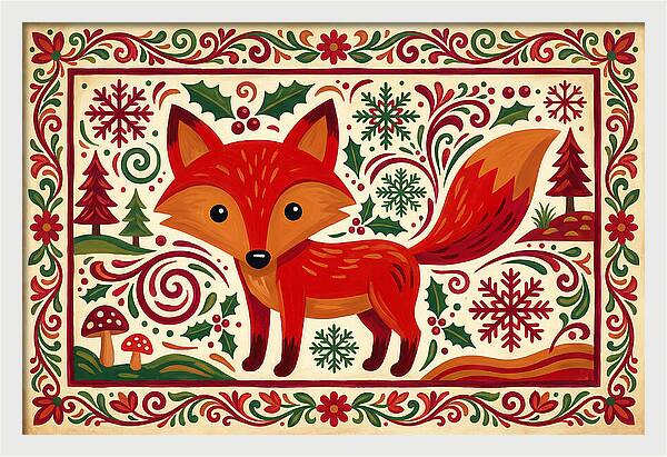 Red Fox Folk Art