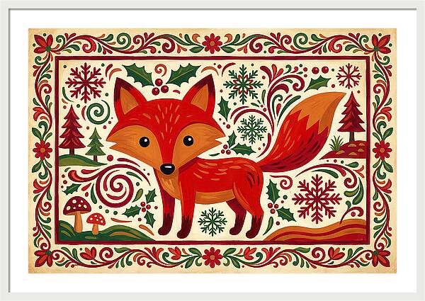 Red Fox Folk Art