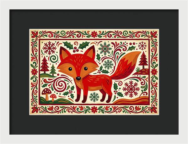 Red Fox Folk Art