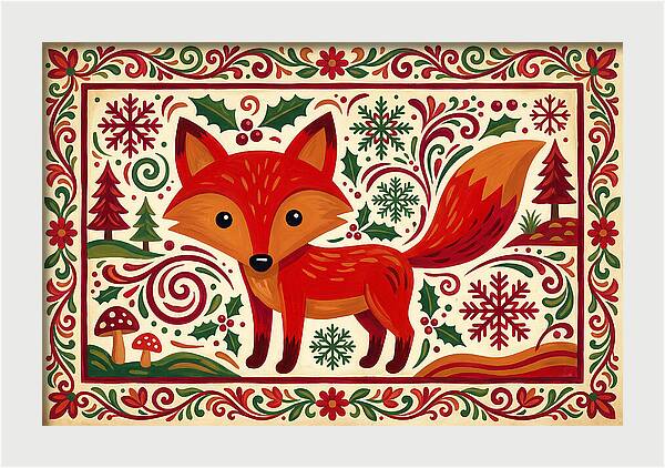 Red Fox Folk Art