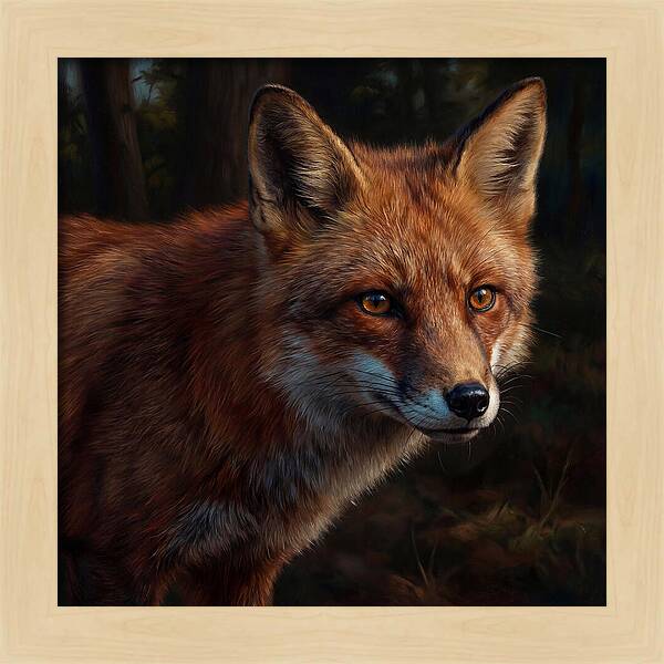 Red Fox In Natural Habitat