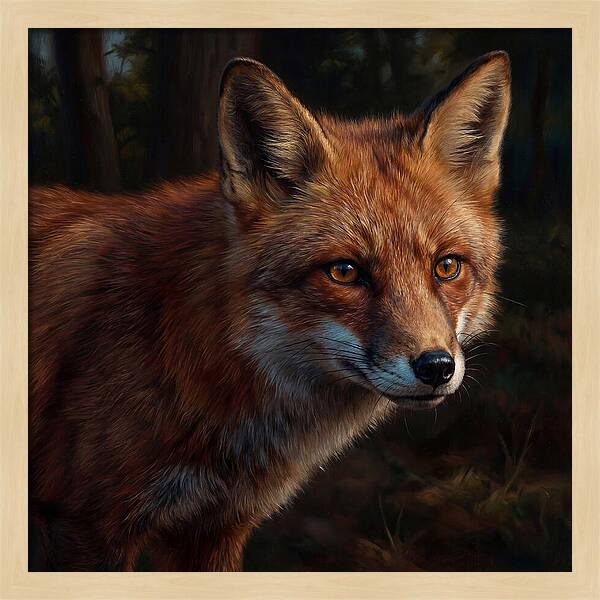 Red Fox In Natural Habitat