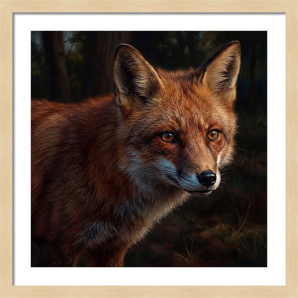 Red Fox In Natural Habitat