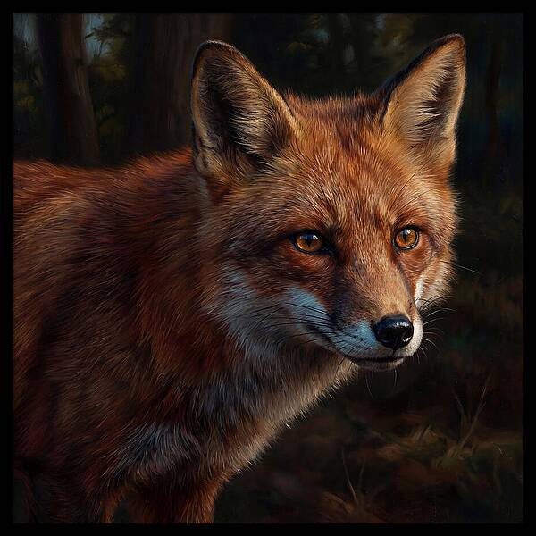 Red Fox In Natural Habitat