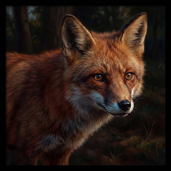 Red Fox In Natural Habitat
