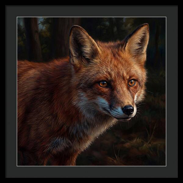 Red Fox In Natural Habitat