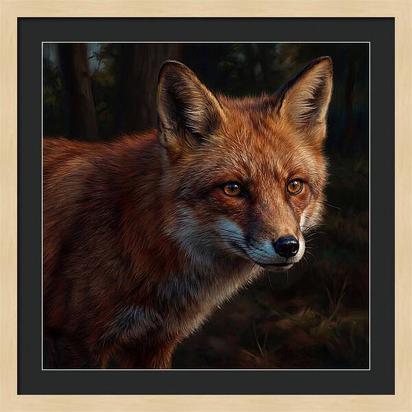 Red Fox In Natural Habitat
