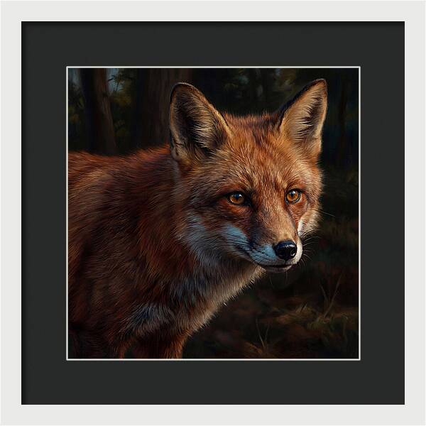 Red Fox In Natural Habitat