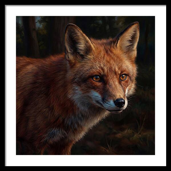 Red Fox In Natural Habitat