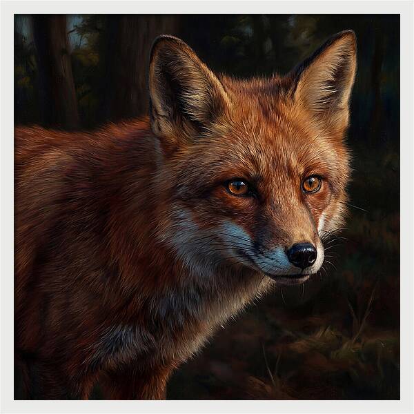 Red Fox In Natural Habitat