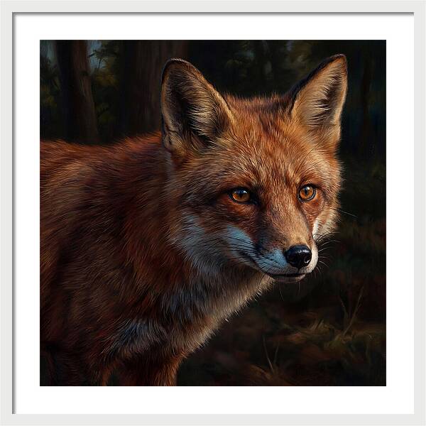Red Fox In Natural Habitat