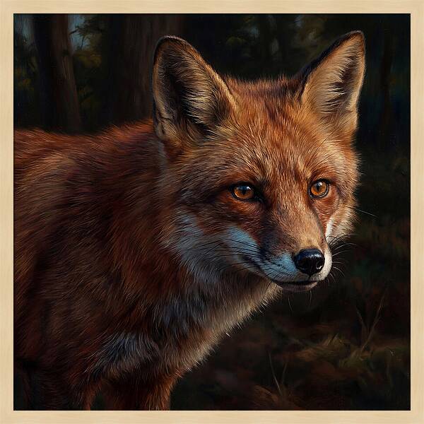 Red Fox In Natural Habitat
