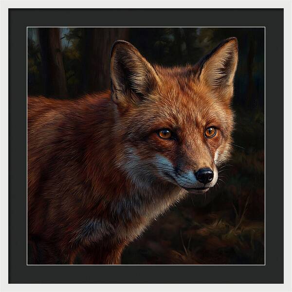 Red Fox In Natural Habitat