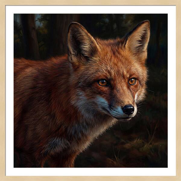 Red Fox In Natural Habitat