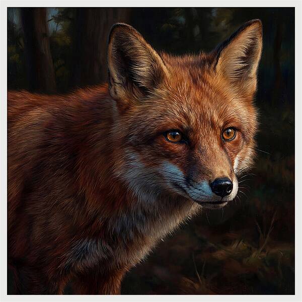 Red Fox In Natural Habitat