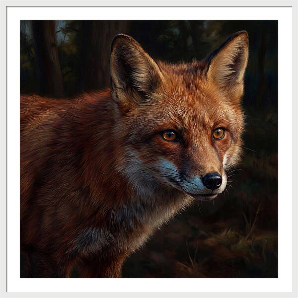 Red Fox In Natural Habitat