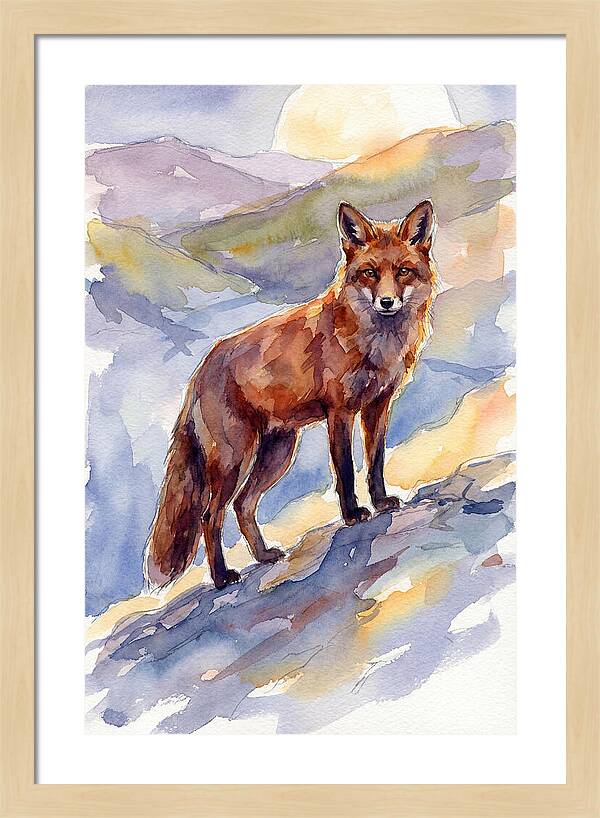 Red Fox In Nature
