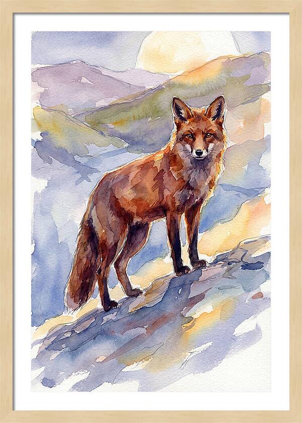 Red Fox In Nature