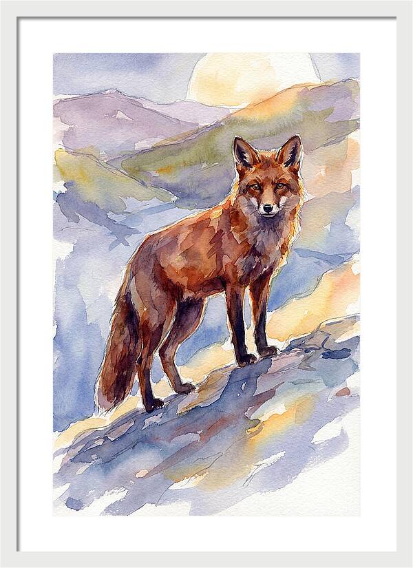 Red Fox In Nature
