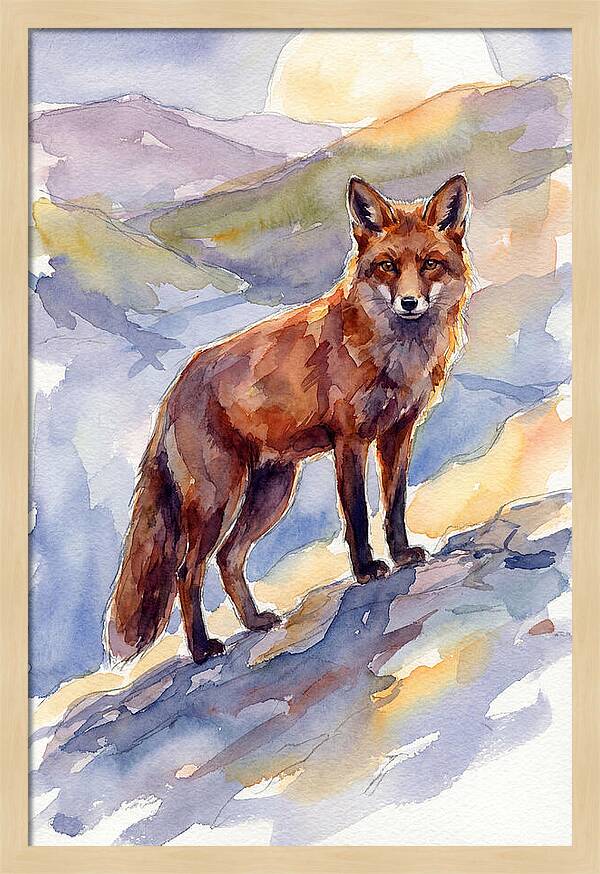 Red Fox In Nature