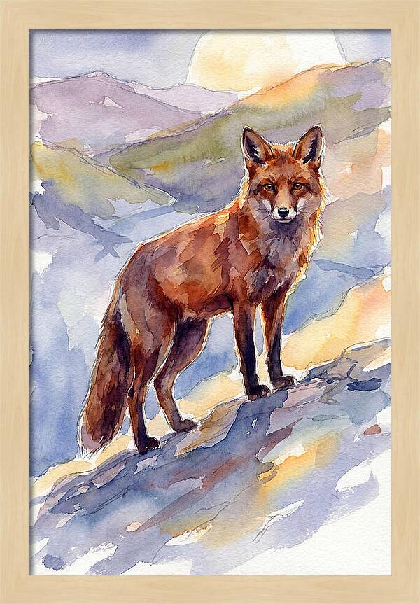 Red Fox In Nature