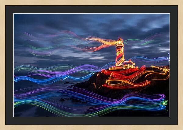 Red Lighthouse At Dusk