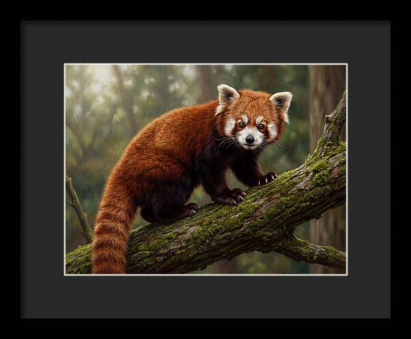 Red Panda Among The Trees