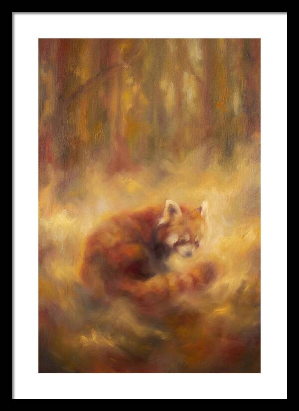 Red Panda In Autumn