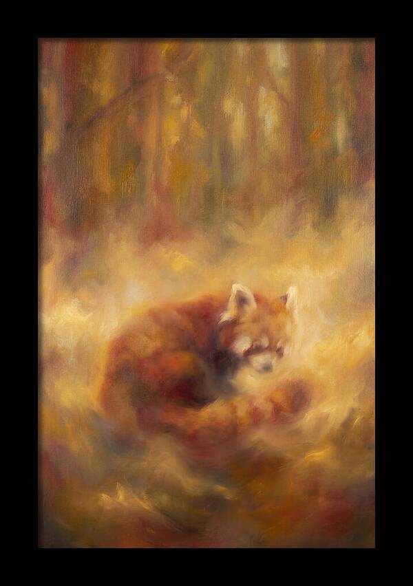 Red Panda In Autumn