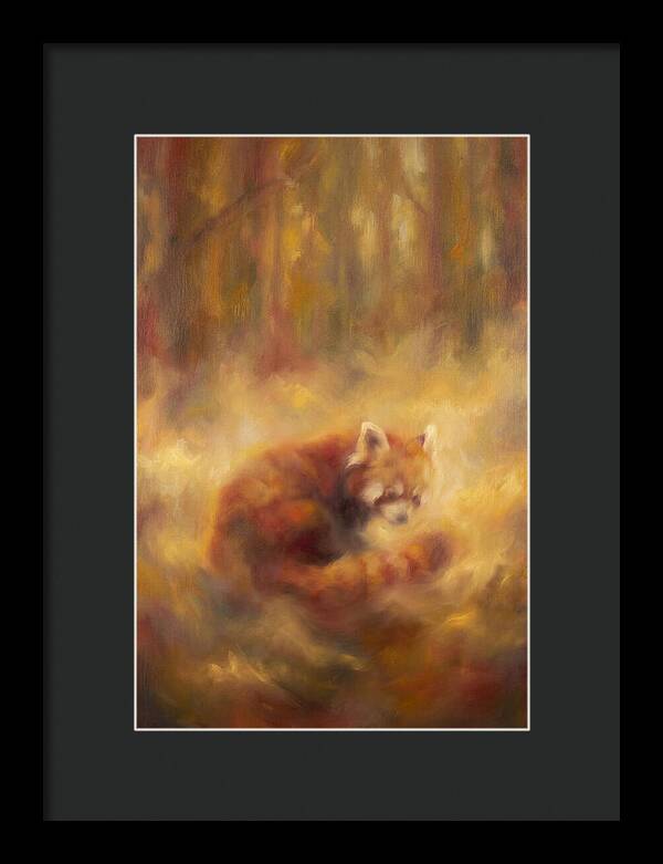 Red Panda In Autumn