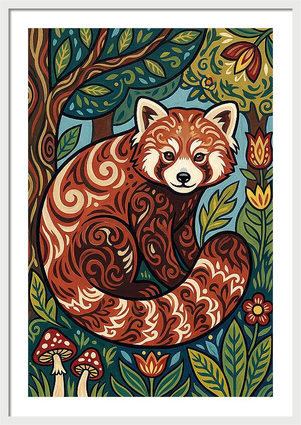 Red Panda In Nature