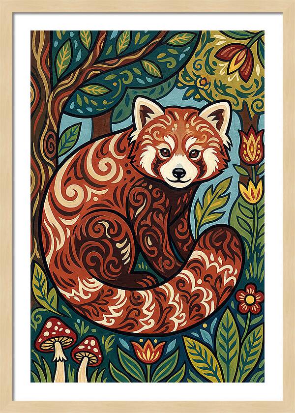 Red Panda In Nature
