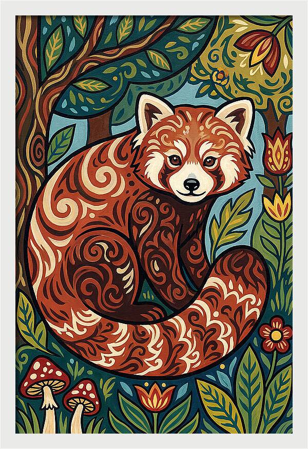 Red Panda In Nature