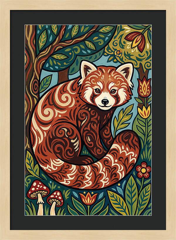 Red Panda In Nature
