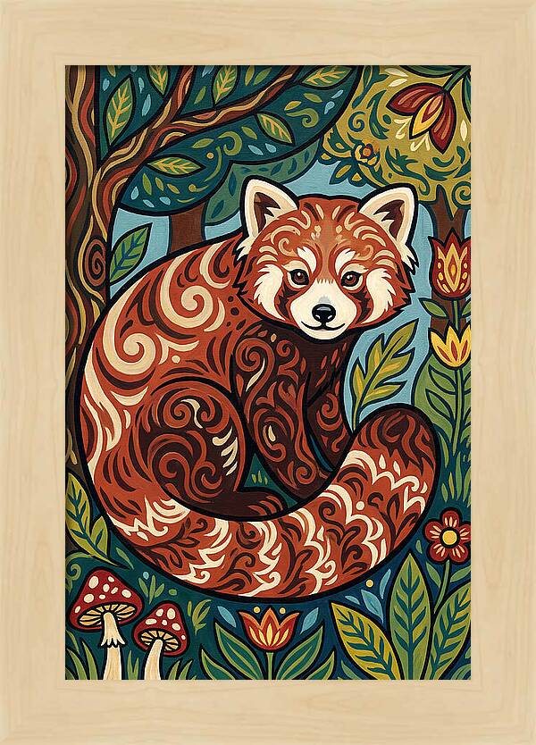 Red Panda In Nature