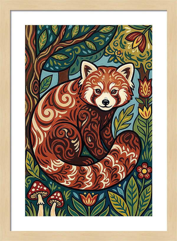 Red Panda In Nature